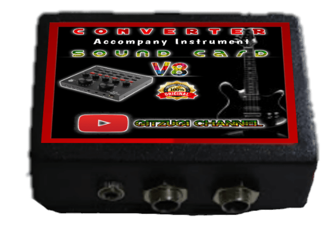 Converter soundcard V8